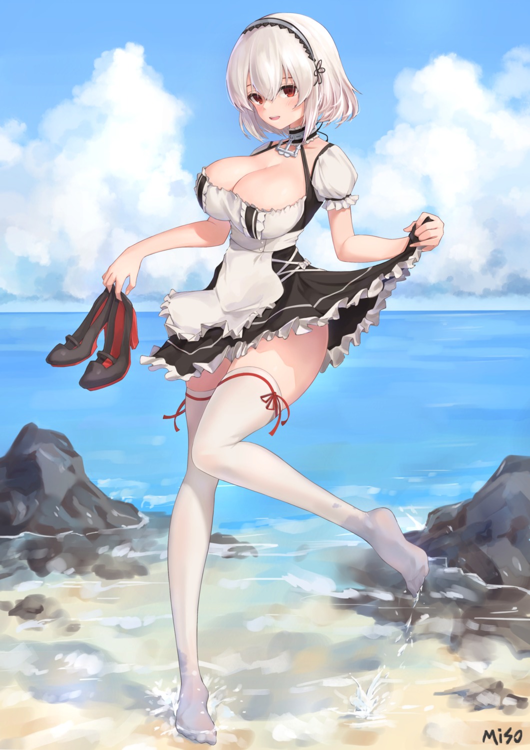 Miso B7669726 Azur Lane Sirius Azur Lane Cleavage Maid